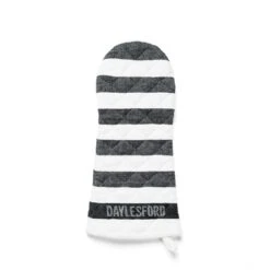Black & White Stripe Oven Glove