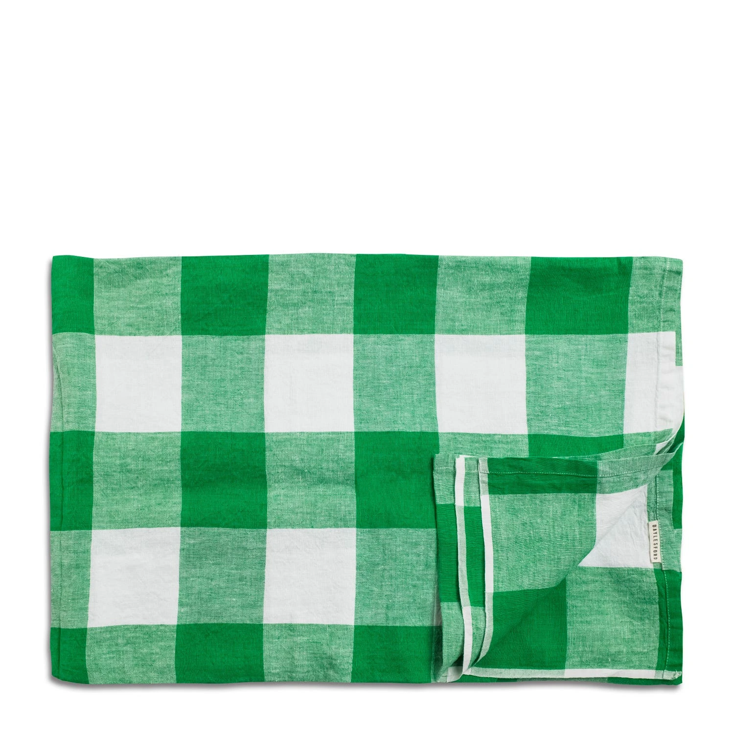 Green & White Check Tablecloth 1 Green & White Check Tablecloth