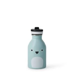 Blue Metal Water Bottle