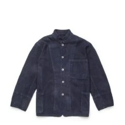 Navy Cotton Twill Jacket