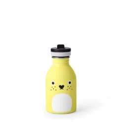 Bright Yellow Metal Water Bottle