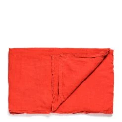 Tiller Vibrant Red Tablecloth