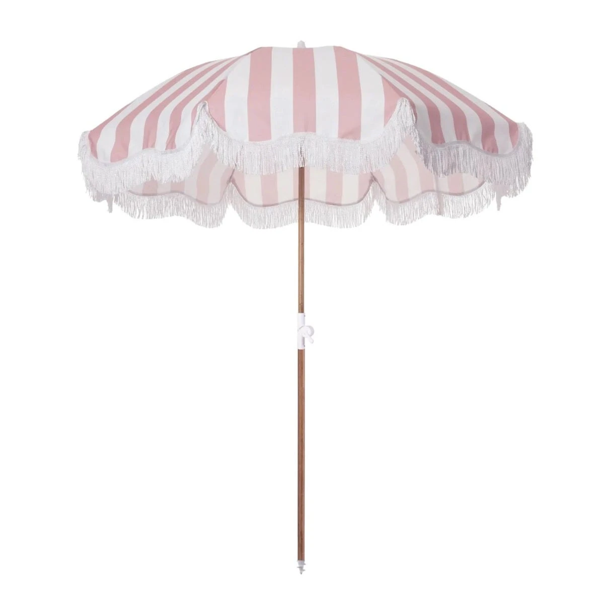 Beach Umbrella Pink Stripe 1 Beach Umbrella Pink Stripe