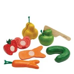 Wonky Wooden Fruit & Vegetables