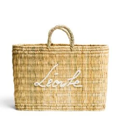 Léoube White Basket Bag