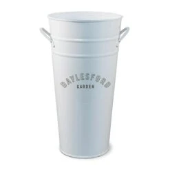 White Florist Bucket Large