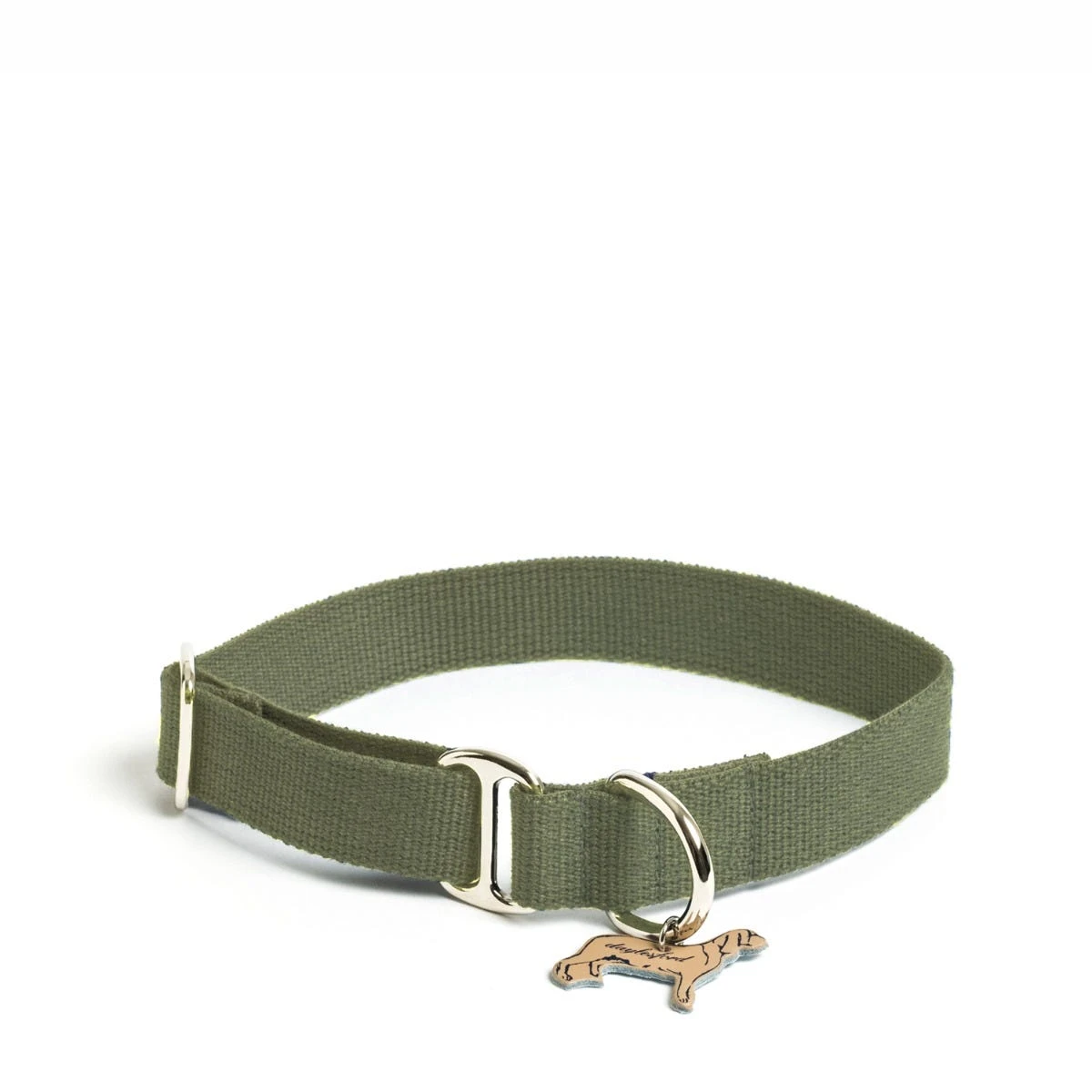 Khaki Lucky Dog Collar 2 Khaki Lucky Dog Collar - Image 2