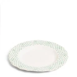 Dot Dinner Plate Green
