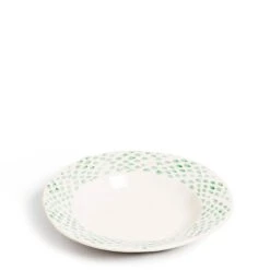 Dot Pasta Bowl Green