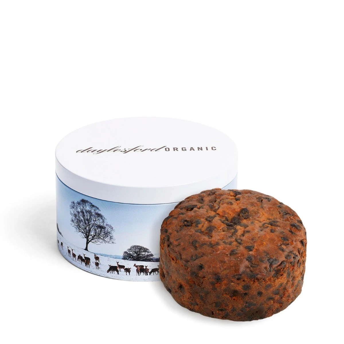 Organic Christmas Cake In A Tin 1 Organic Christmas Cake In A Tin