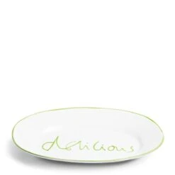 Oddington Oval Platter Green Delicious