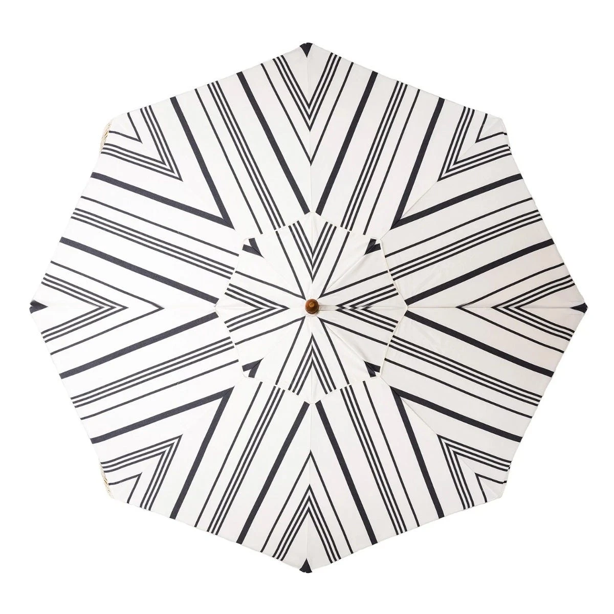 Market Umbrella Black Stripe 2 Market Umbrella Black Stripe - Image 2