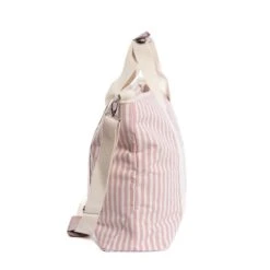 Cooler Tote Bag Pink Stripe -Gift Basket Shop 21051640 cooler tote bag laurens pink stripe3 1