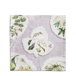 Daylesford X Colefax Quince Garden Napkin In Lilac With Hazel
