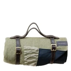 Picnic Blanket Olive With Carrier