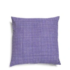Check Purple Cushion