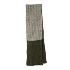 Men's Shin Khaki Wool Scarf