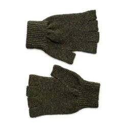 Men's Shin Khaki Wool Mittens