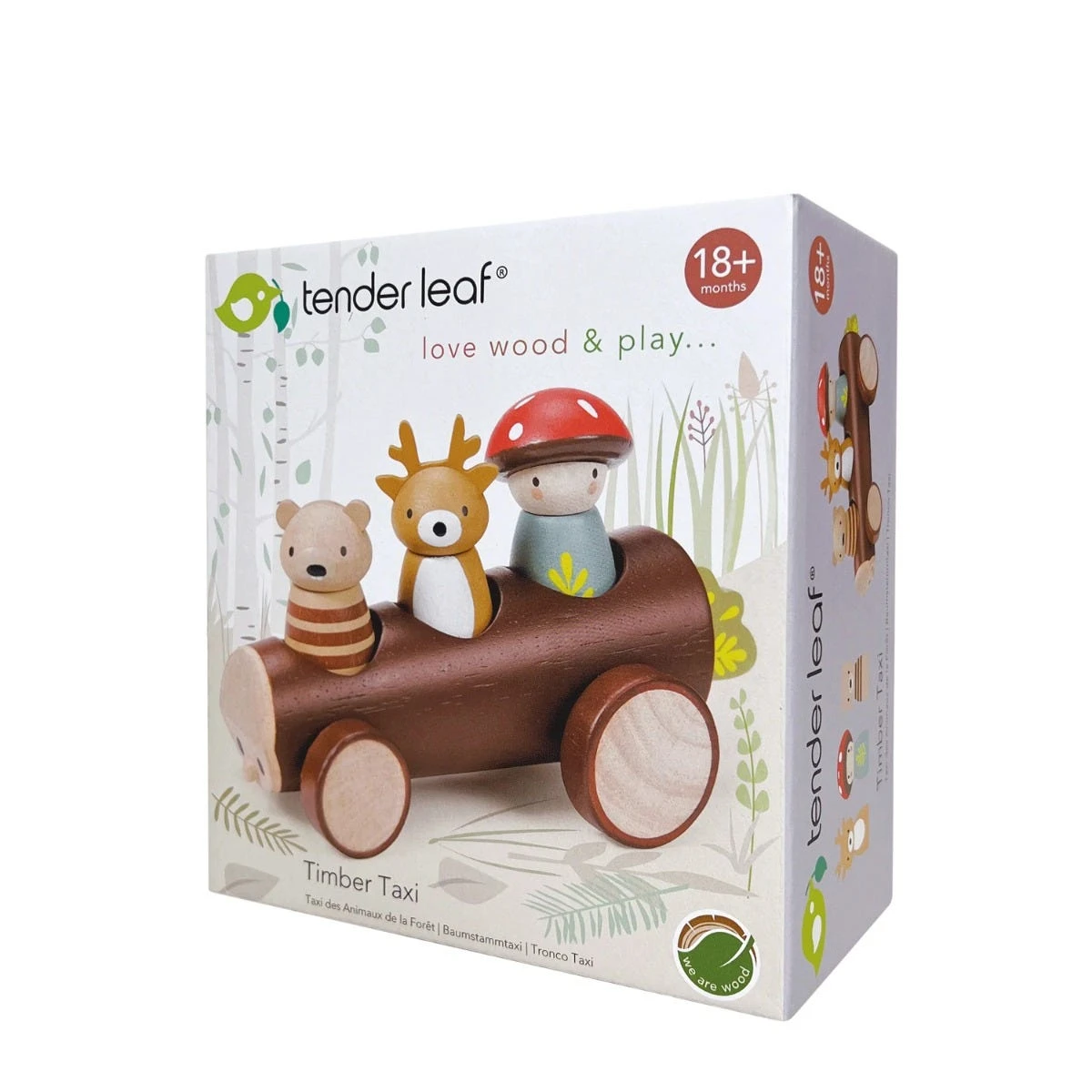 Timber Taxi Wooden Toy 2 Timber Taxi Wooden Toy - Image 2