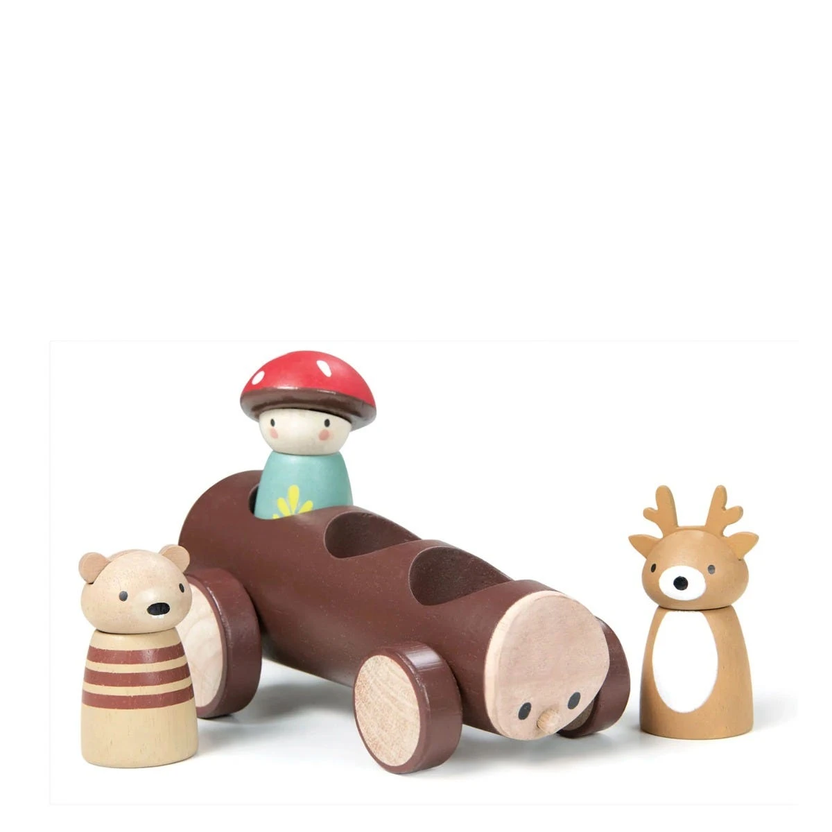 Timber Taxi Wooden Toy 3 Timber Taxi Wooden Toy - Image 3