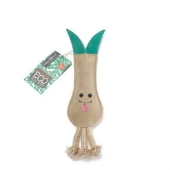 Leek Suede & Jute Dog Toy