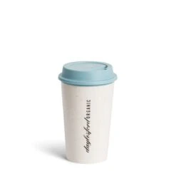 Circular Blue Takeaway Cup