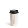 Circular Black Takeaway Cup