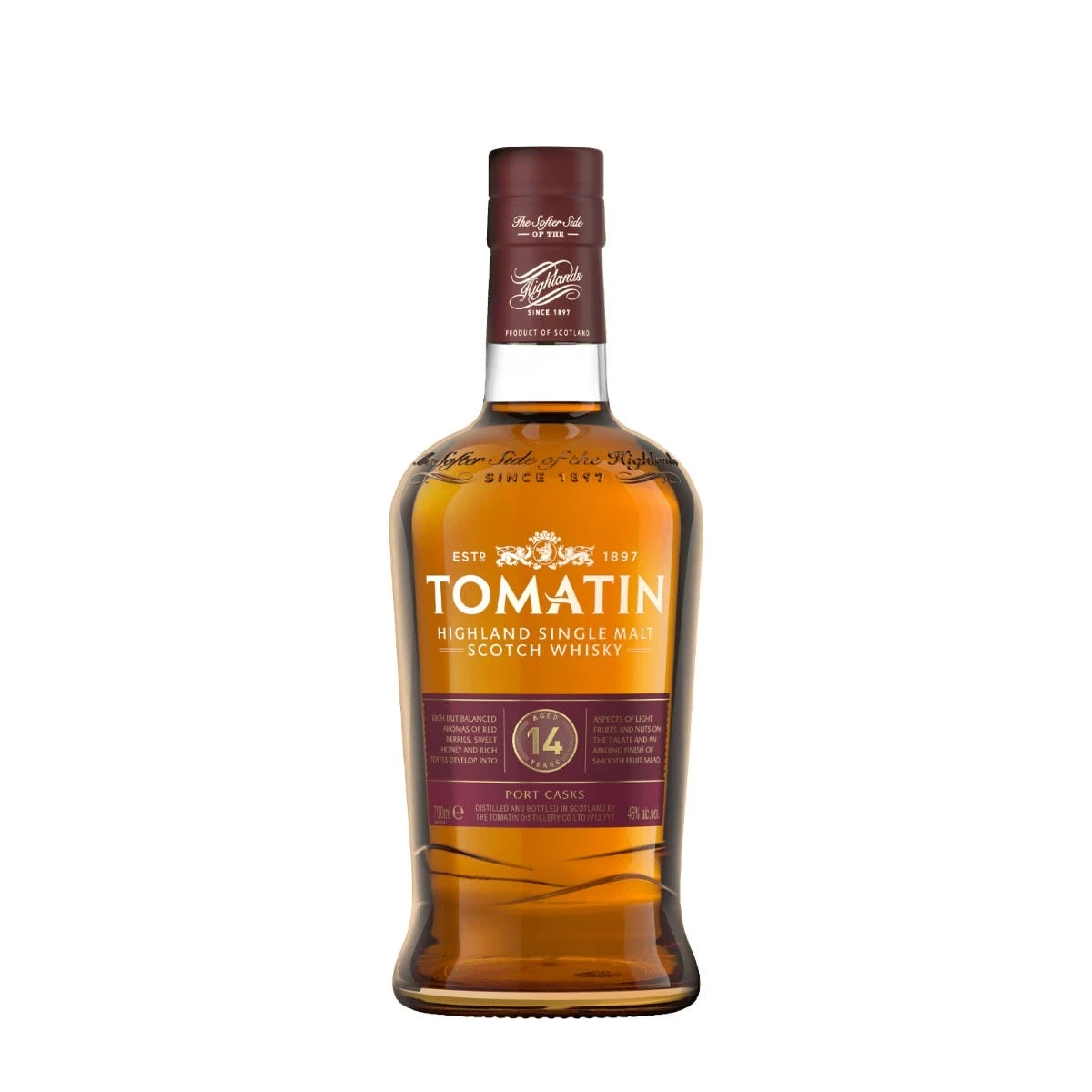 Tomatin 14 Year Old Port Wood Whisky 1 Tomatin 14 Year Old Port Wood Whisky