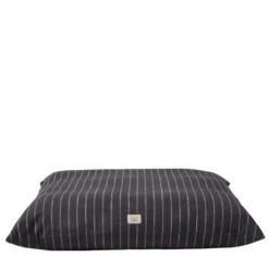 Navy Stripe Dog Cushion