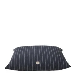 Navy Stripe Dog Cushion -Gift Basket Shop 22046120 navy checked dog cushion medium 1