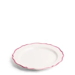 Vintage Plate Pink Border