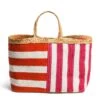 Mia Stripe Basket Large