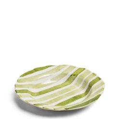 Circus Stripe Green Large Bowl