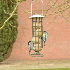 Bird Suet Ball Feeder -Gift Basket Shop 23009100 stainless steel bird suet feeder3