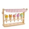 Wooden Ice Cream Stand