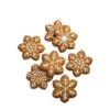 Iced Gingerbread Snowflakes