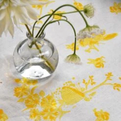 Beehive Yellow Tablecloth 10 Beehive Yellow Tablecloth -Gift Basket Shop beehive yellow