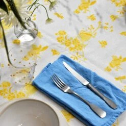 Beehive Yellow Tablecloth 11 Beehive Yellow Tablecloth -Gift Basket Shop beehive yellow2