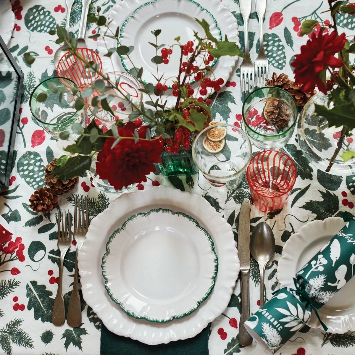 Winter Foliage Napkin 3 Winter Foliage Napkin - Image 3