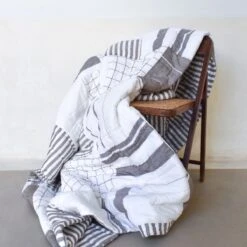 Nila Landscapes Square Quilt 7 Nila Landscapes Square Quilt -Gift Basket Shop landscape quilt lifestyle 3 2