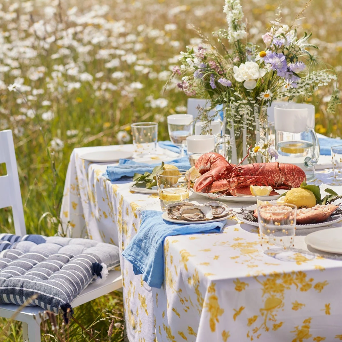 Beehive Yellow Tablecloth 4 Beehive Yellow Tablecloth - Image 4